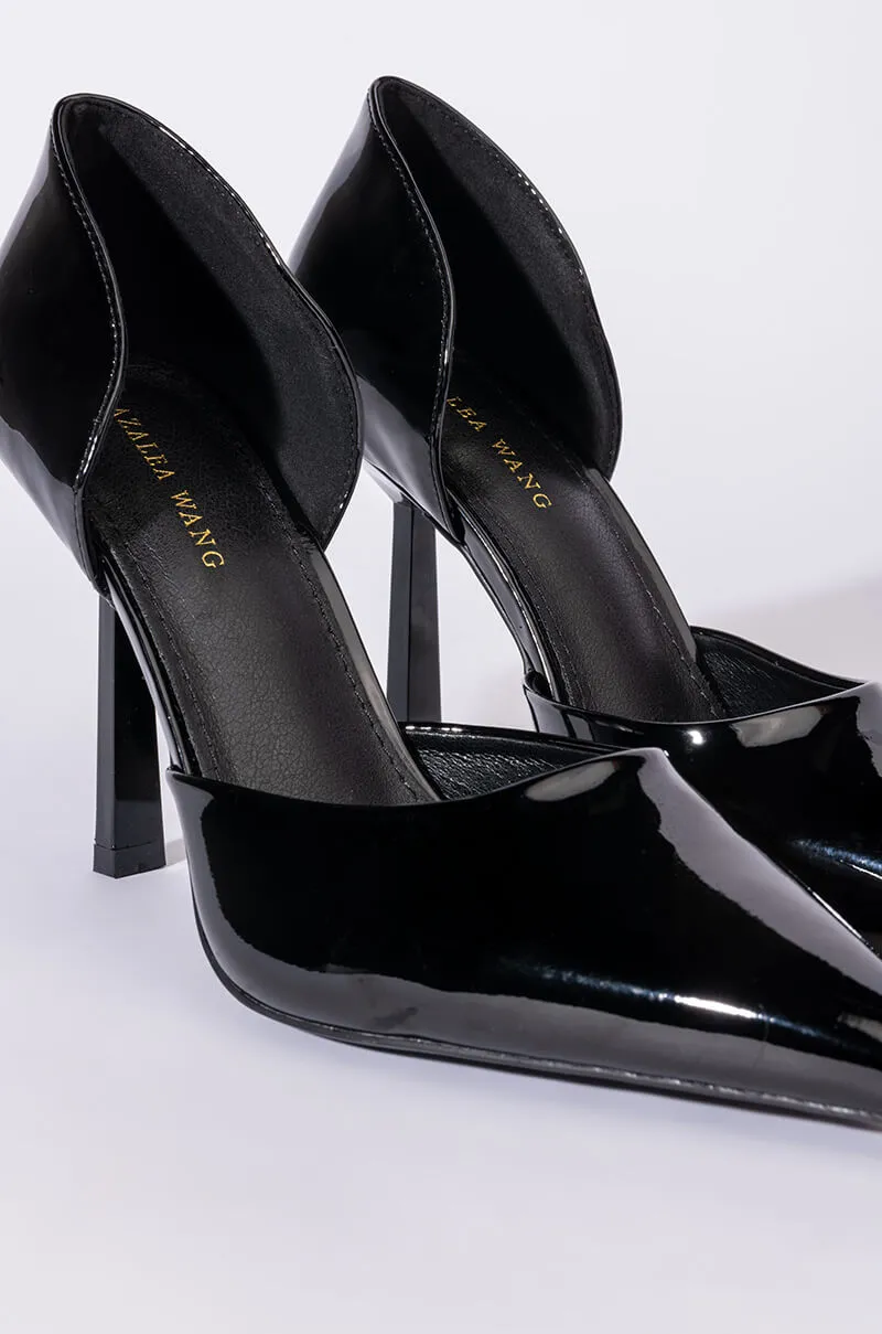 AZALEA WANG DONT TRIP STILETTO PUMP IN BLACK