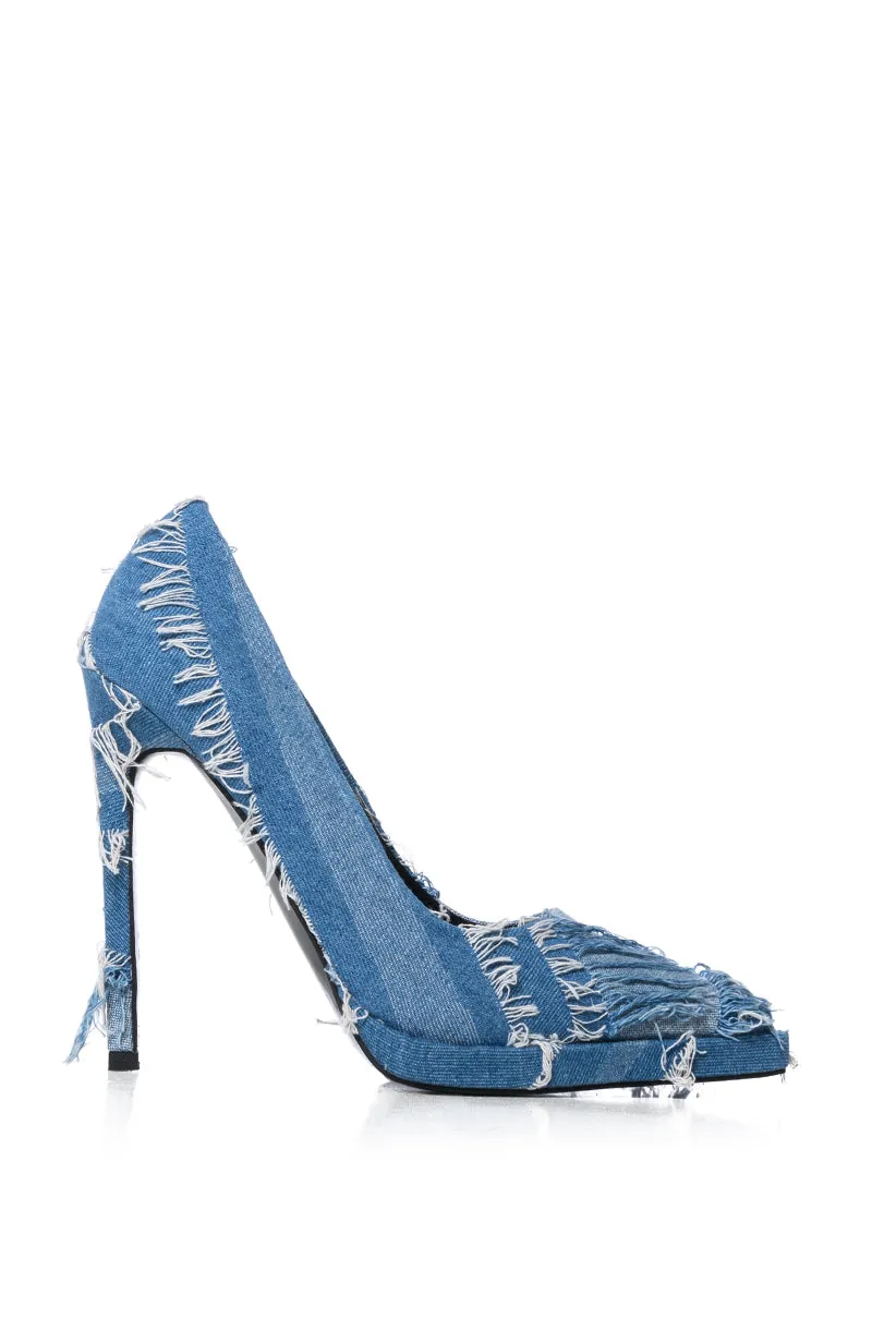 AZALEA WANG GIADA DENIM PUMP