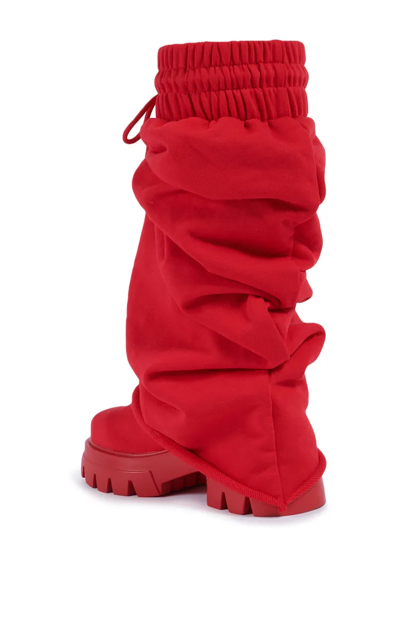 AZALEA WANG JETSETTER RED BOOT