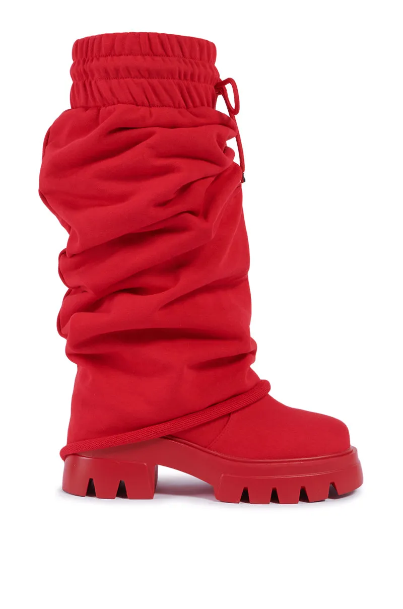 AZALEA WANG JETSETTER RED BOOT