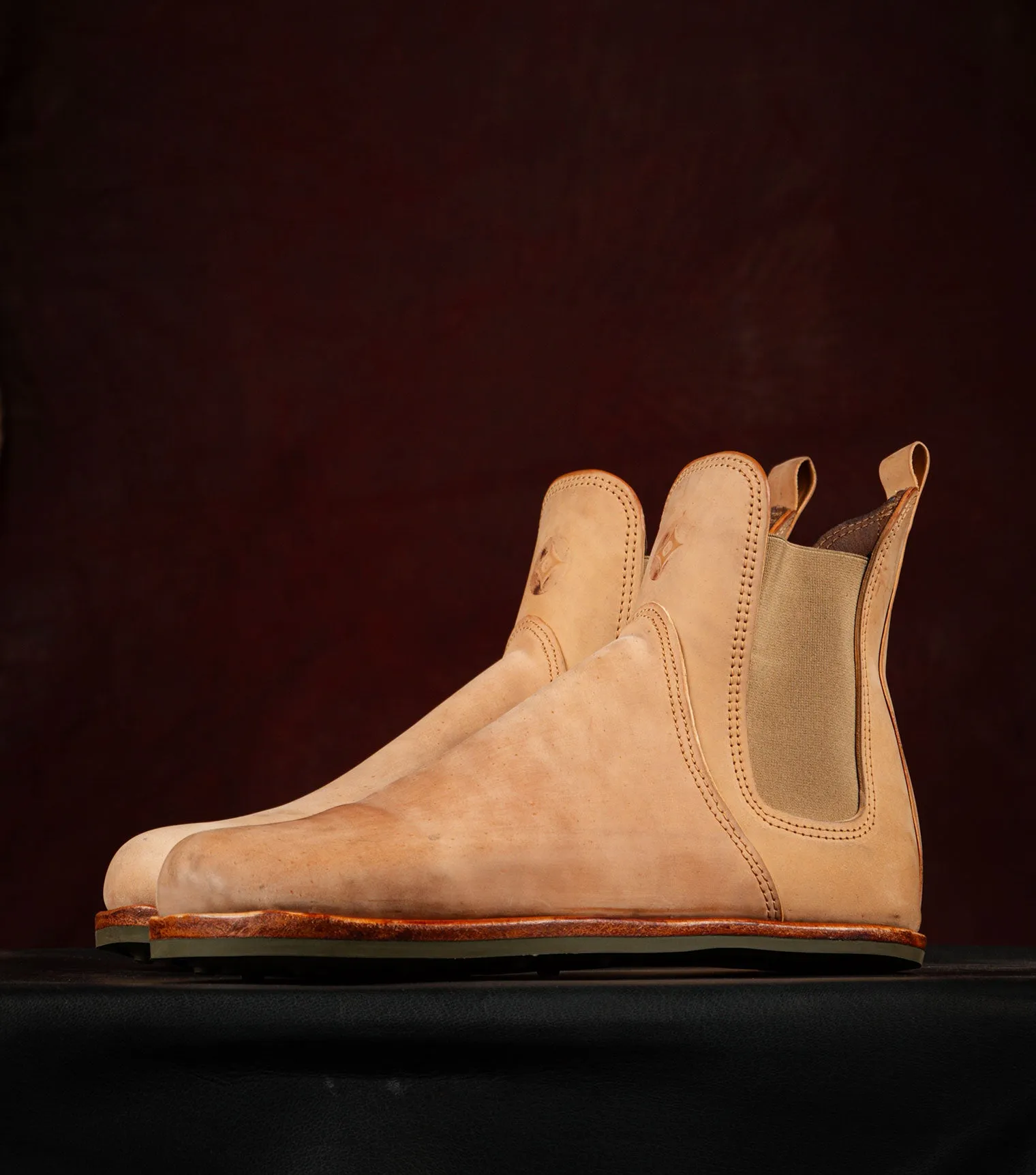 Barefoot Chelsea Boots - Shell Cordovan