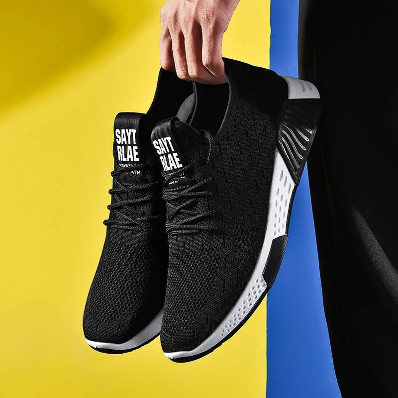 Black No-slip Sneakers Shoes