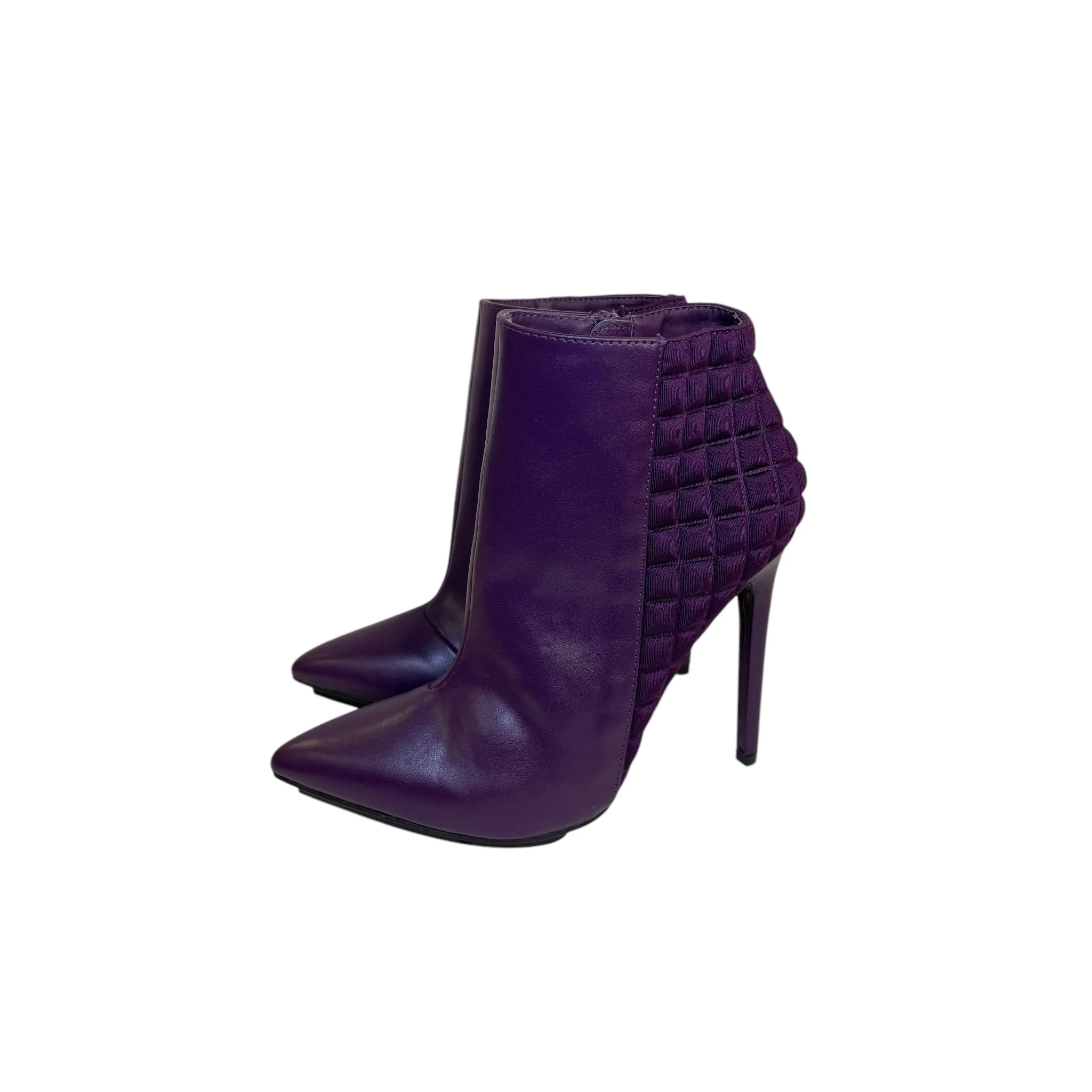 Boots Ankle Heels By Rhh In Purple, Size:8.5