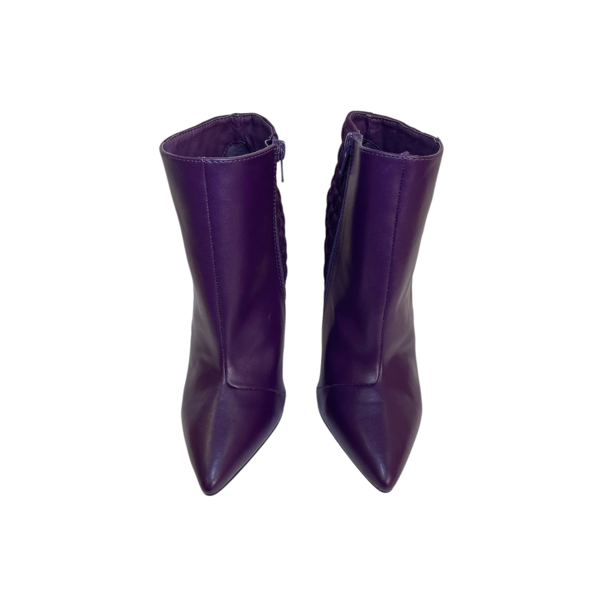 Boots Ankle Heels By Rhh In Purple, Size:8.5