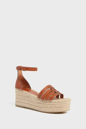 Bourbon Ines Cage Wedge Espadrille