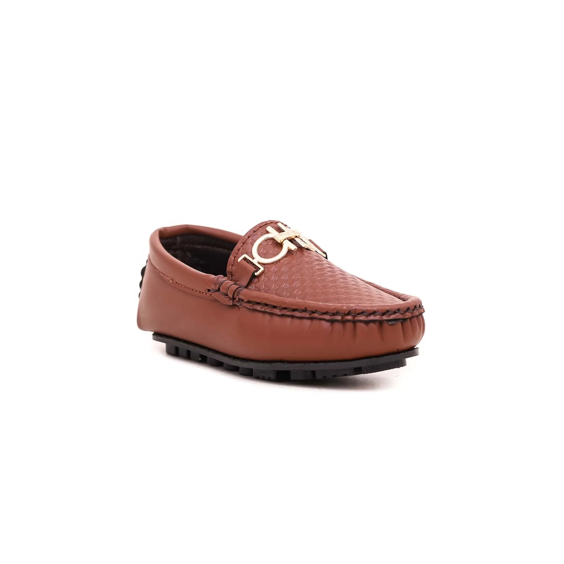 Boys Coffee Formal Moccasin KD0766