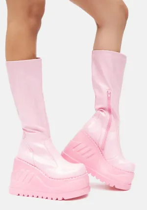 Bubblegum Disco Revolution Platform Boots