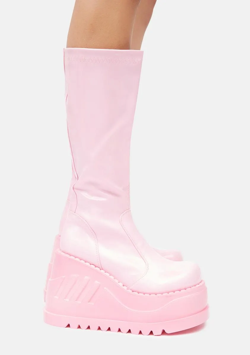 Bubblegum Disco Revolution Platform Boots