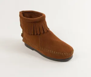 Children's Back Zipper Boot