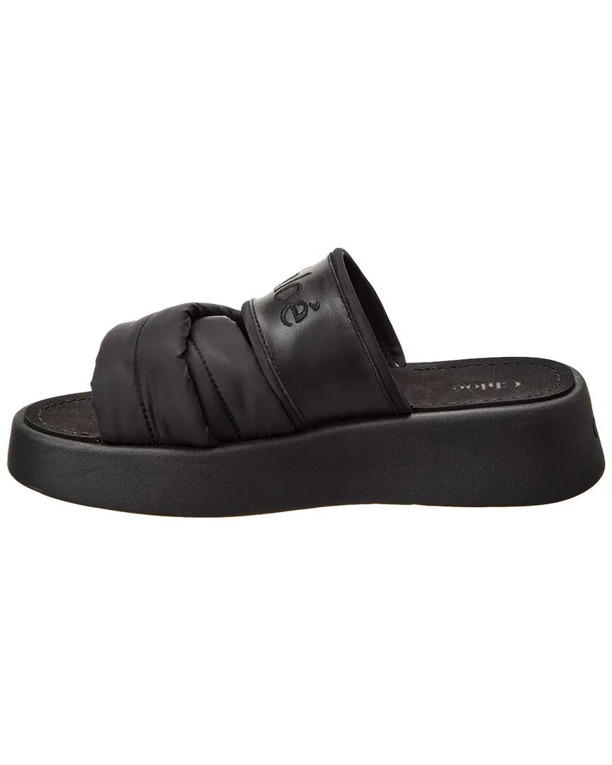 Chloé Mila Leather Platform Sandal