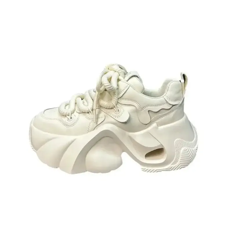 Chunky Platform Thick Lace Sneakers