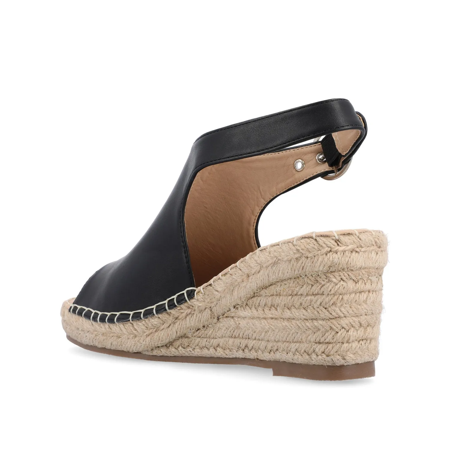 CREW ESPADRILLE WEDGE HEEL SANDALS IN WIDE