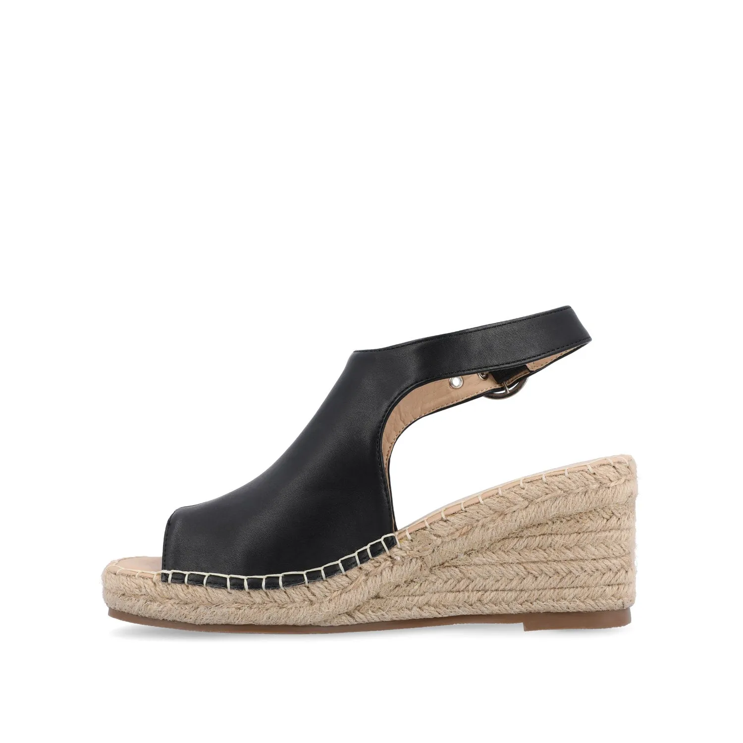 CREW ESPADRILLE WEDGE HEEL SANDALS IN WIDE