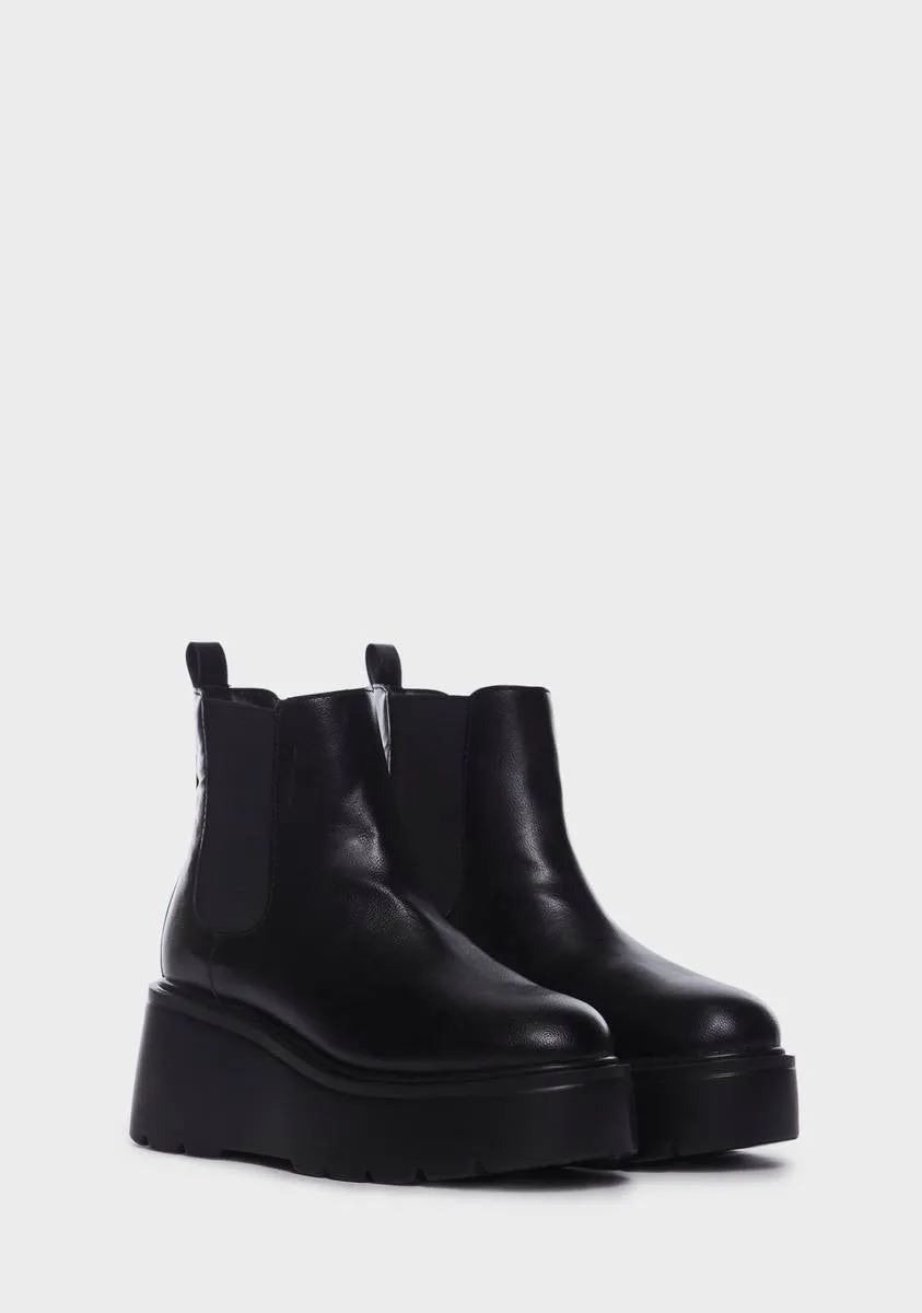 Dark You're So Classic Ankle Boots