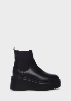 Dark You're So Classic Ankle Boots