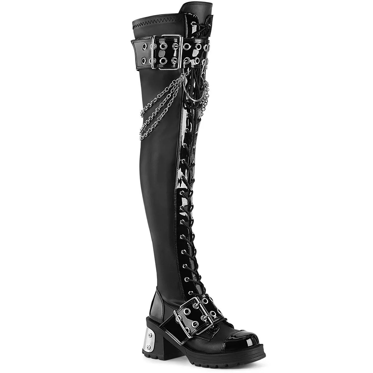 Demonia Batty-304 Platform Knee High Boots