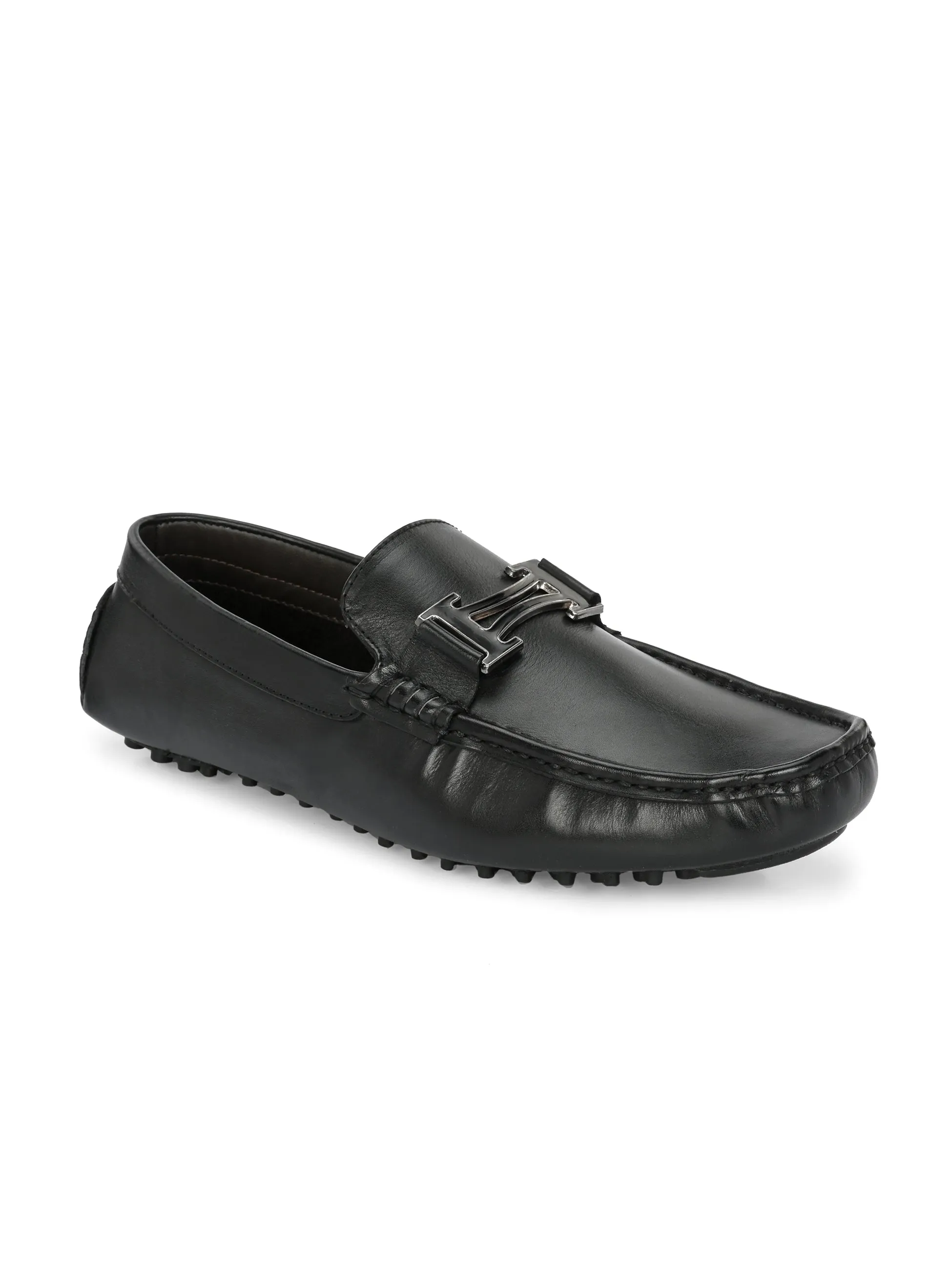 Diaz Black Driving Loafers