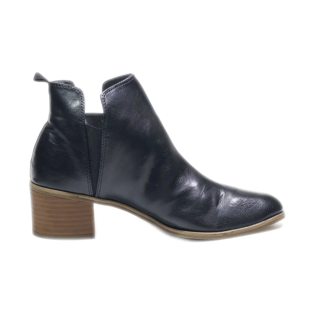 Dr. Scholl'S Tammate Ankle Boots Leather Black Colour For Women