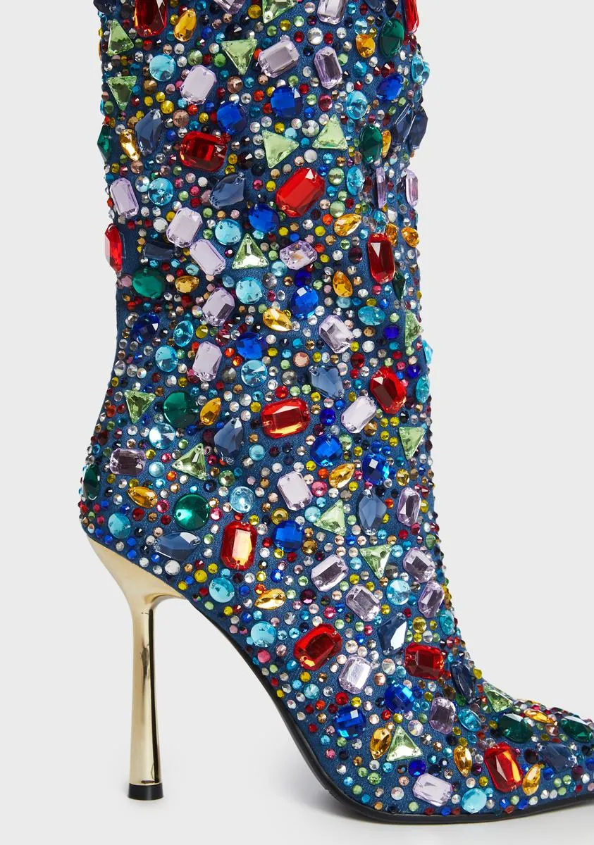 Ember Jeweled Heel Boots