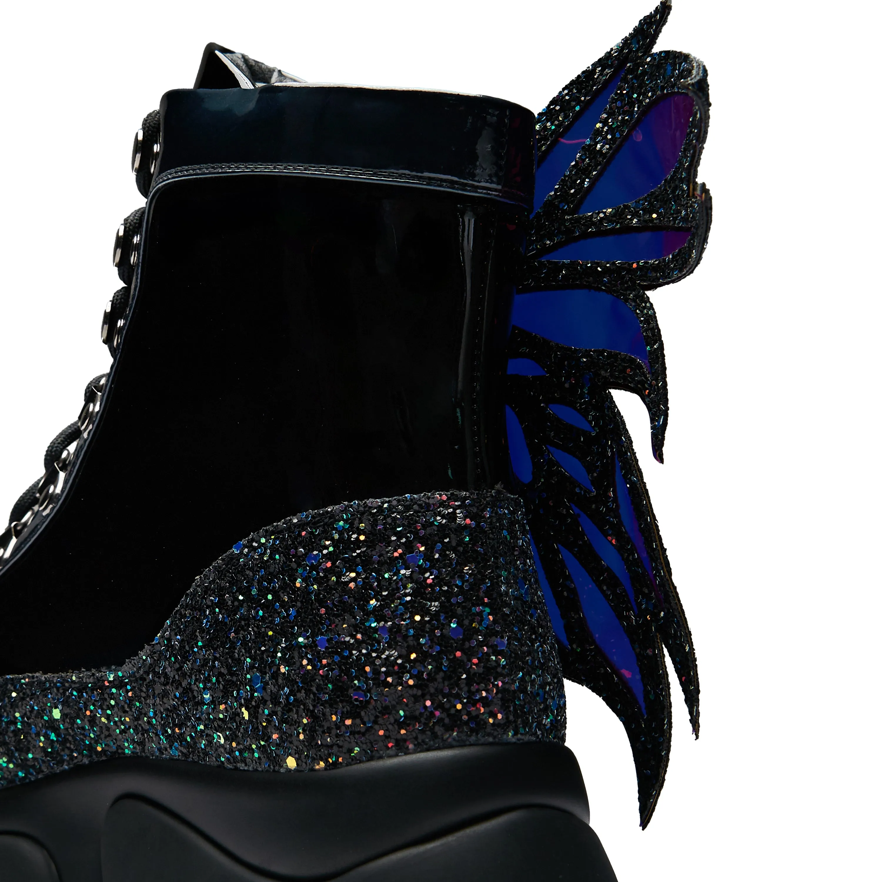 Evil Fairy Queen Boots - Black