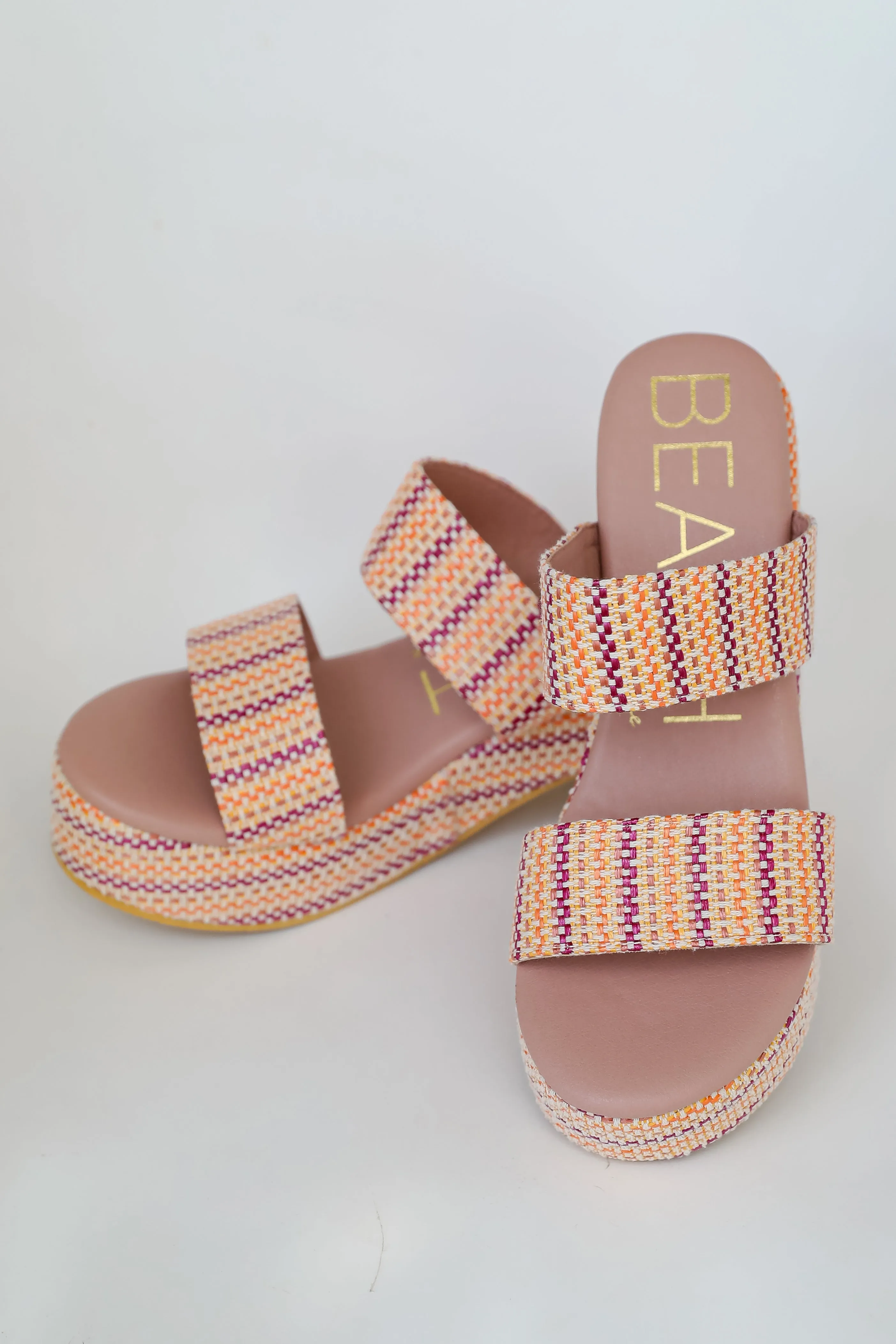 FINAL SALE - Ocean Avenue Pink Platform Espadrilles