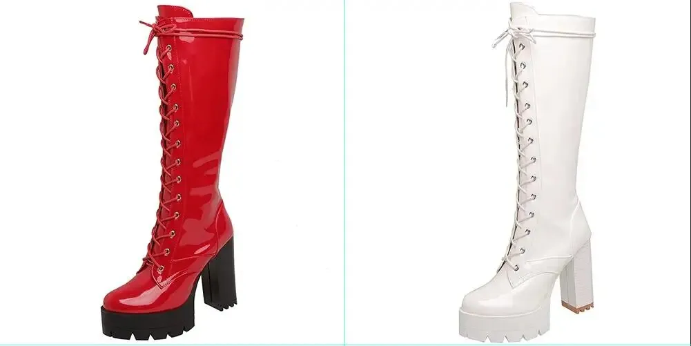 Funki Buys | Boots | Women's High Luxury Gothic Platform Boots