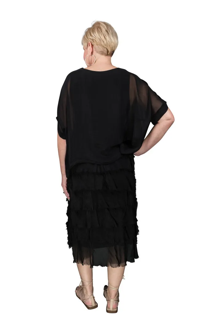 Gail Tiered Ruffle Dress (DQ206)