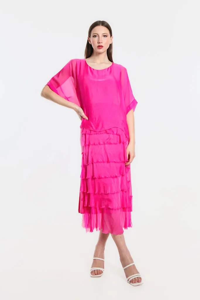 Gail Tiered Ruffle Dress (DQ206)