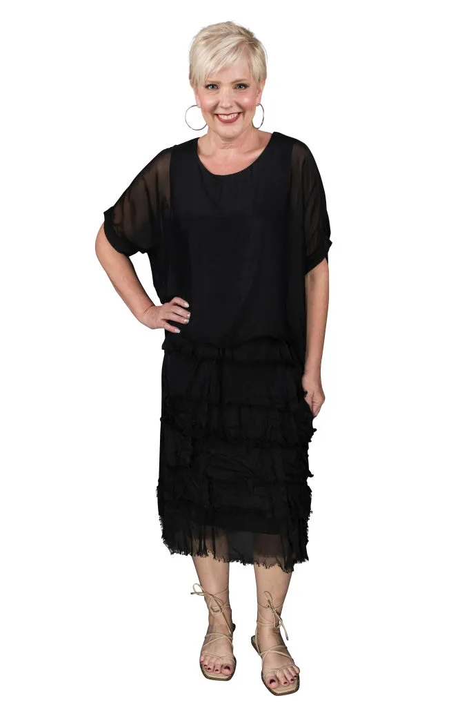 Gail Tiered Ruffle Dress (DQ206)