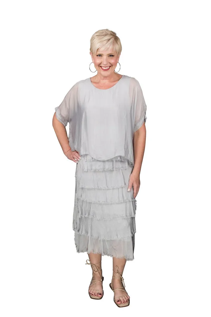 Gail Tiered Ruffle Dress (DQ206)