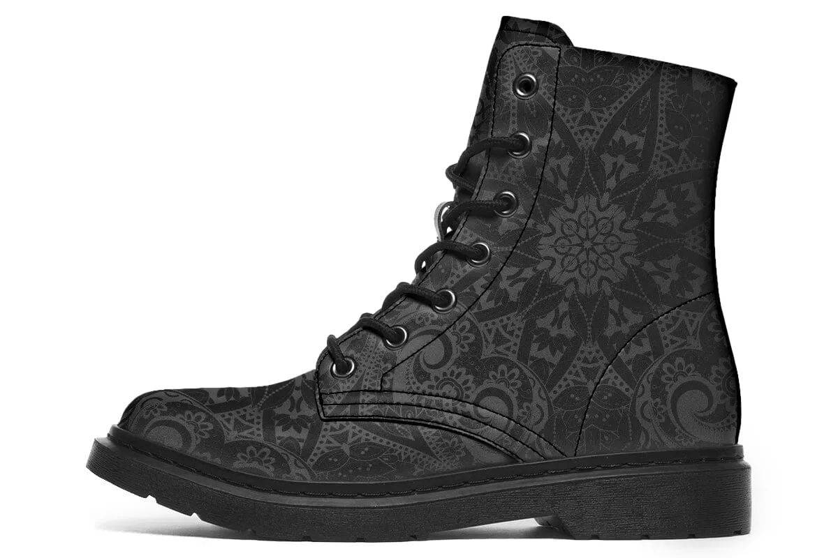 Ghost Mandala Combat Boots