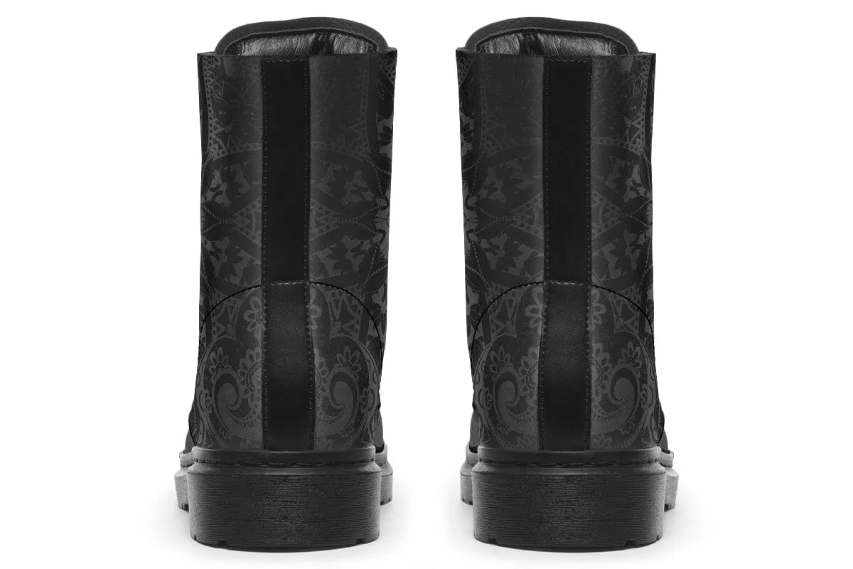 Ghost Mandala Combat Boots