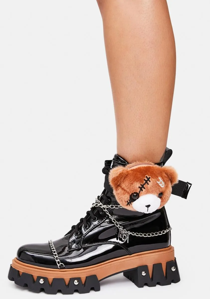 Hallucinations Scares Teddy Bear Boots