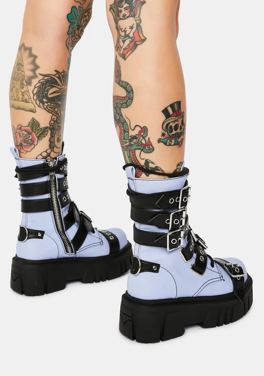 Heavy Metal Heaven Buckle Boots