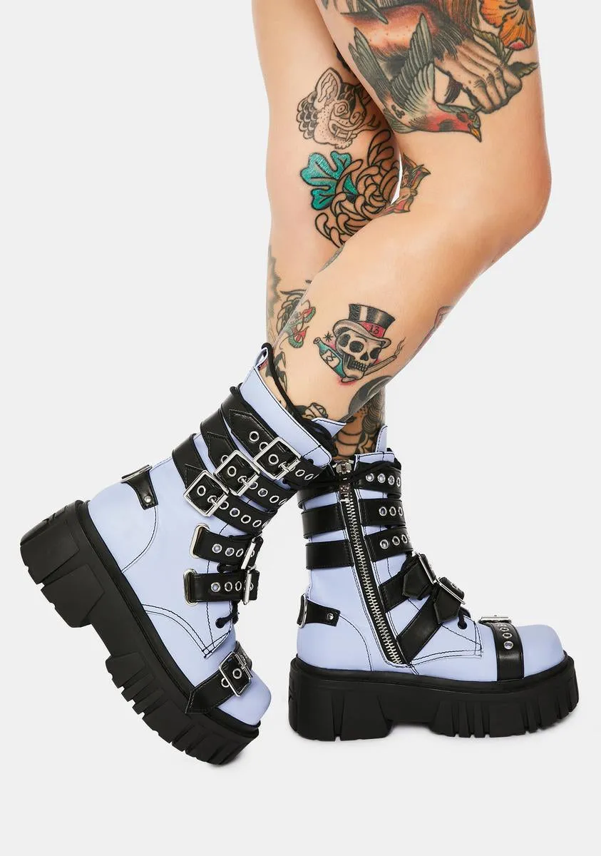 Heavy Metal Heaven Buckle Boots