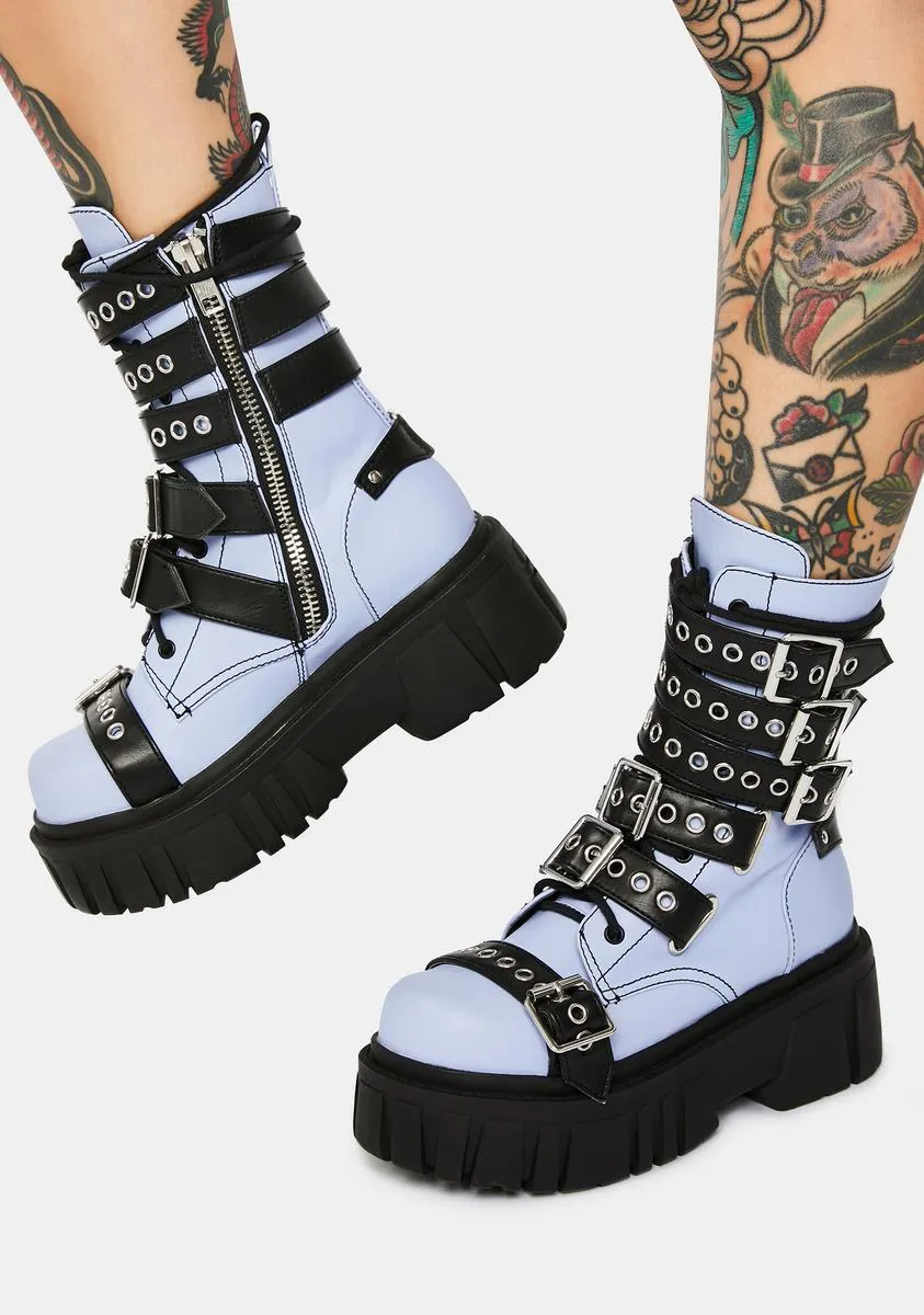 Heavy Metal Heaven Buckle Boots