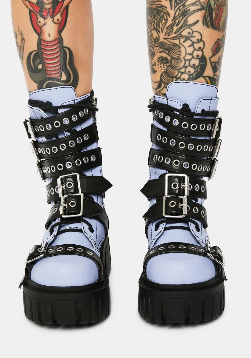 Heavy Metal Heaven Buckle Boots