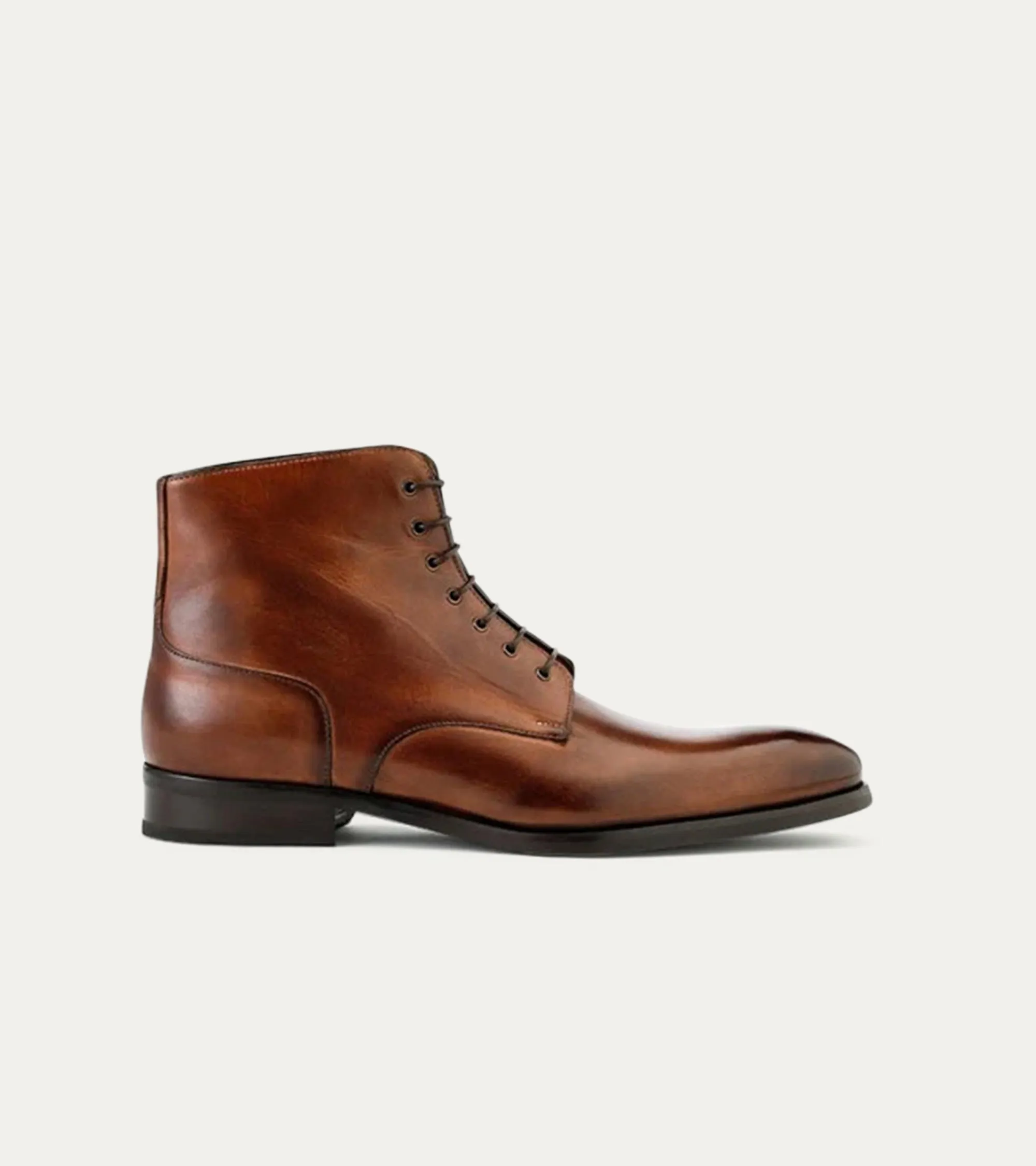 Hugo Lace Boot In Brown