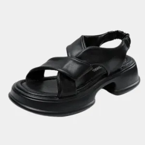 Joskaa 2024 New Women Platform Chunky Sandals