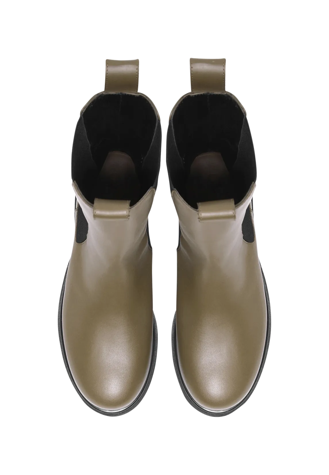 Lia Brown Leather Chelsea Boots