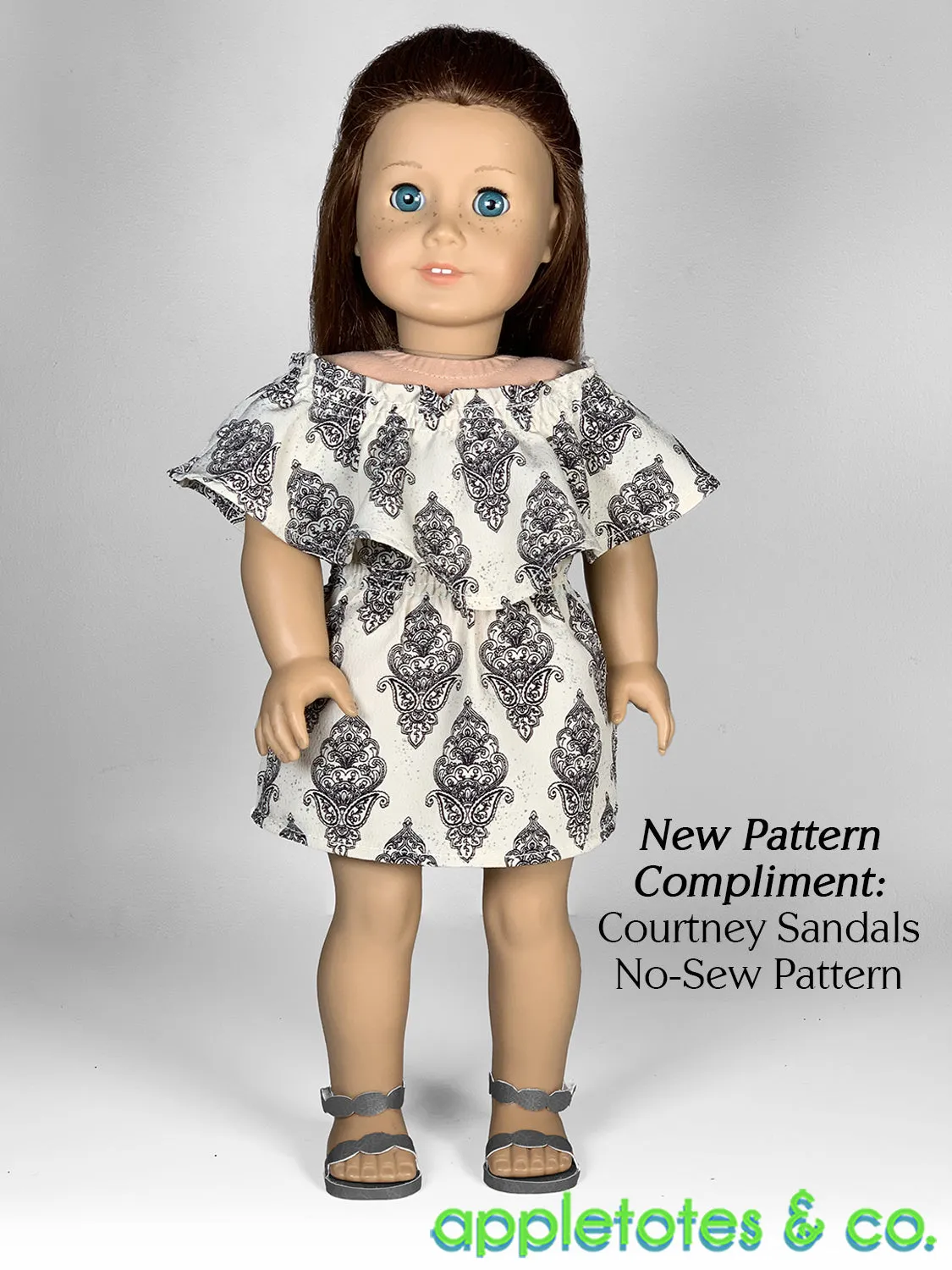 Lulu Dress 18 Inch Doll Sewing Pattern