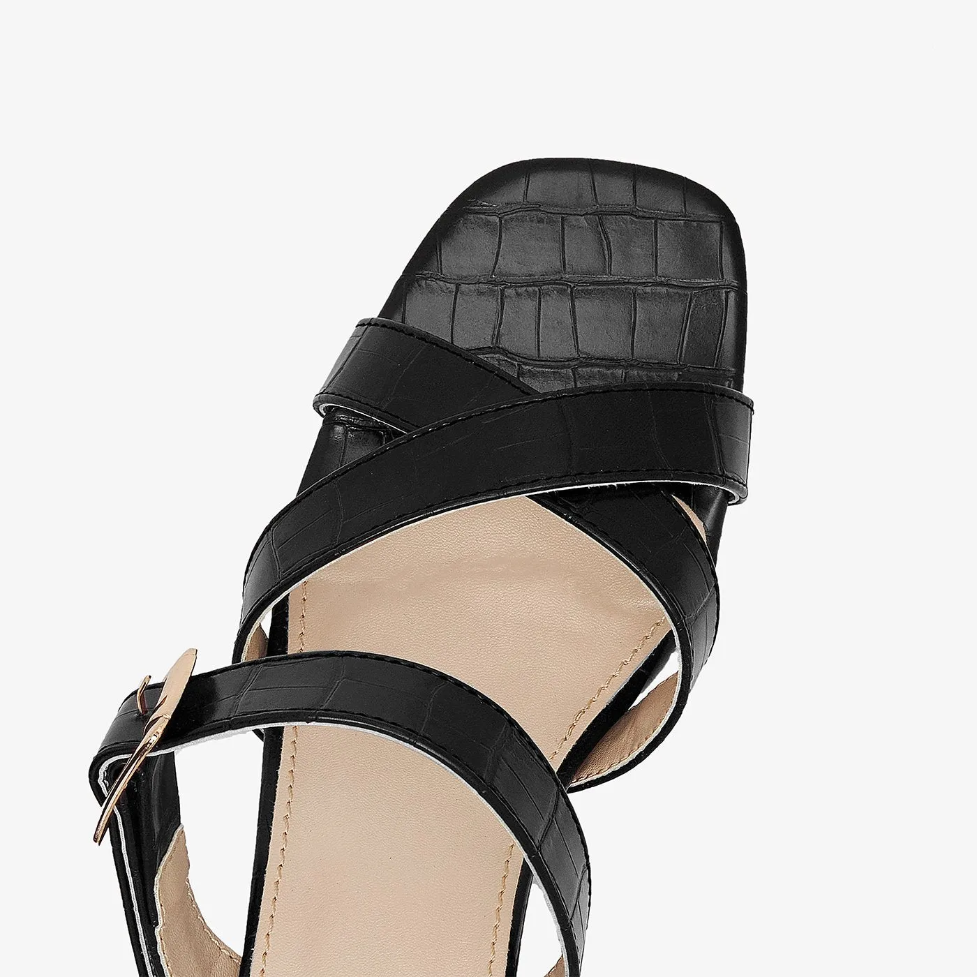 Multi-Strap Block Heels