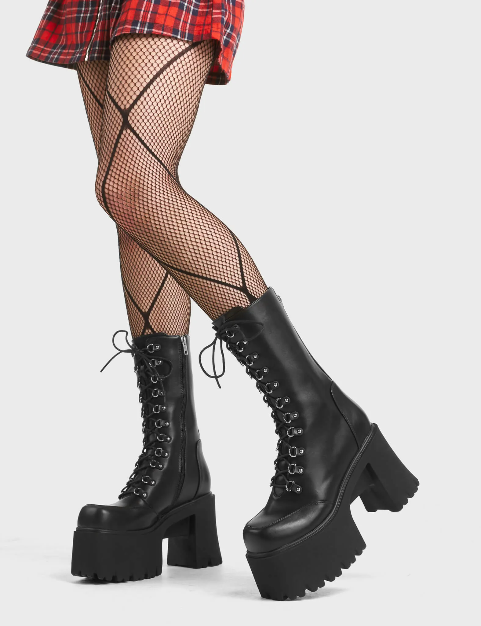 Need You Chunky Platform Calf Boots