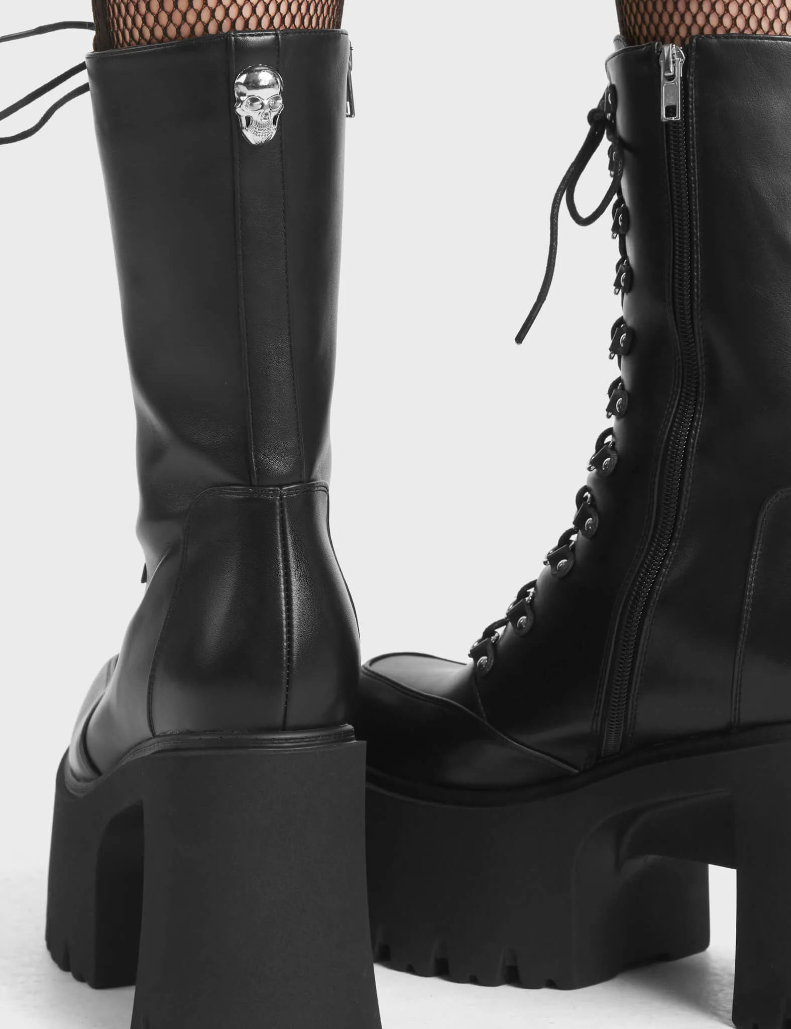 Need You Chunky Platform Calf Boots