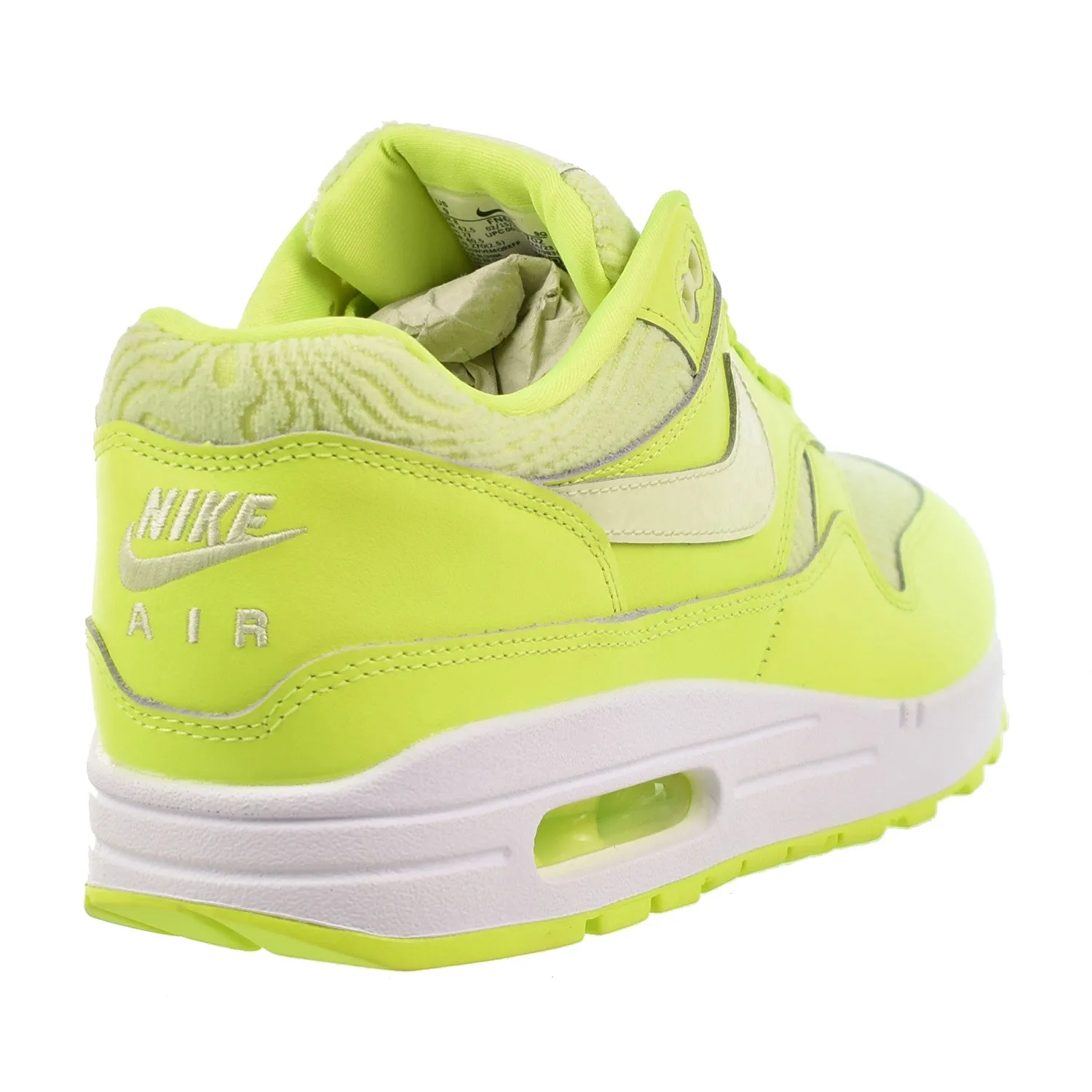 Nike Air Max 1 PRM Volt Men's Shoes Volt-Barely Volt-White