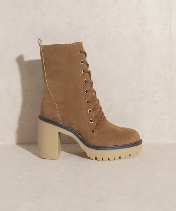 PLATFORM MILITARY BOOTS