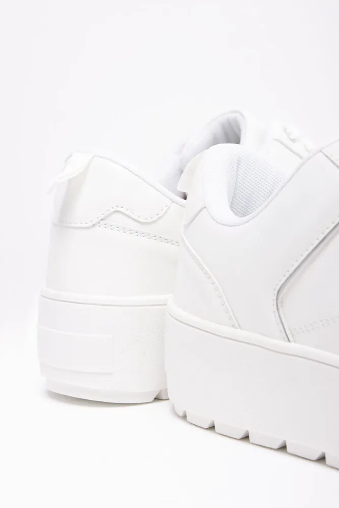 Platform Sneaker White