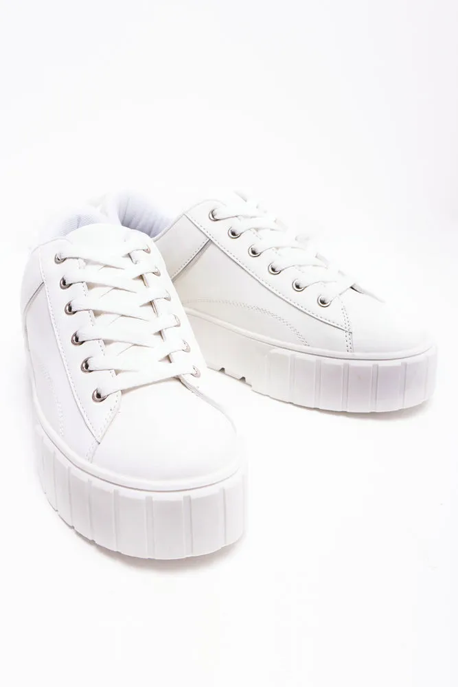 Platform Sneaker White