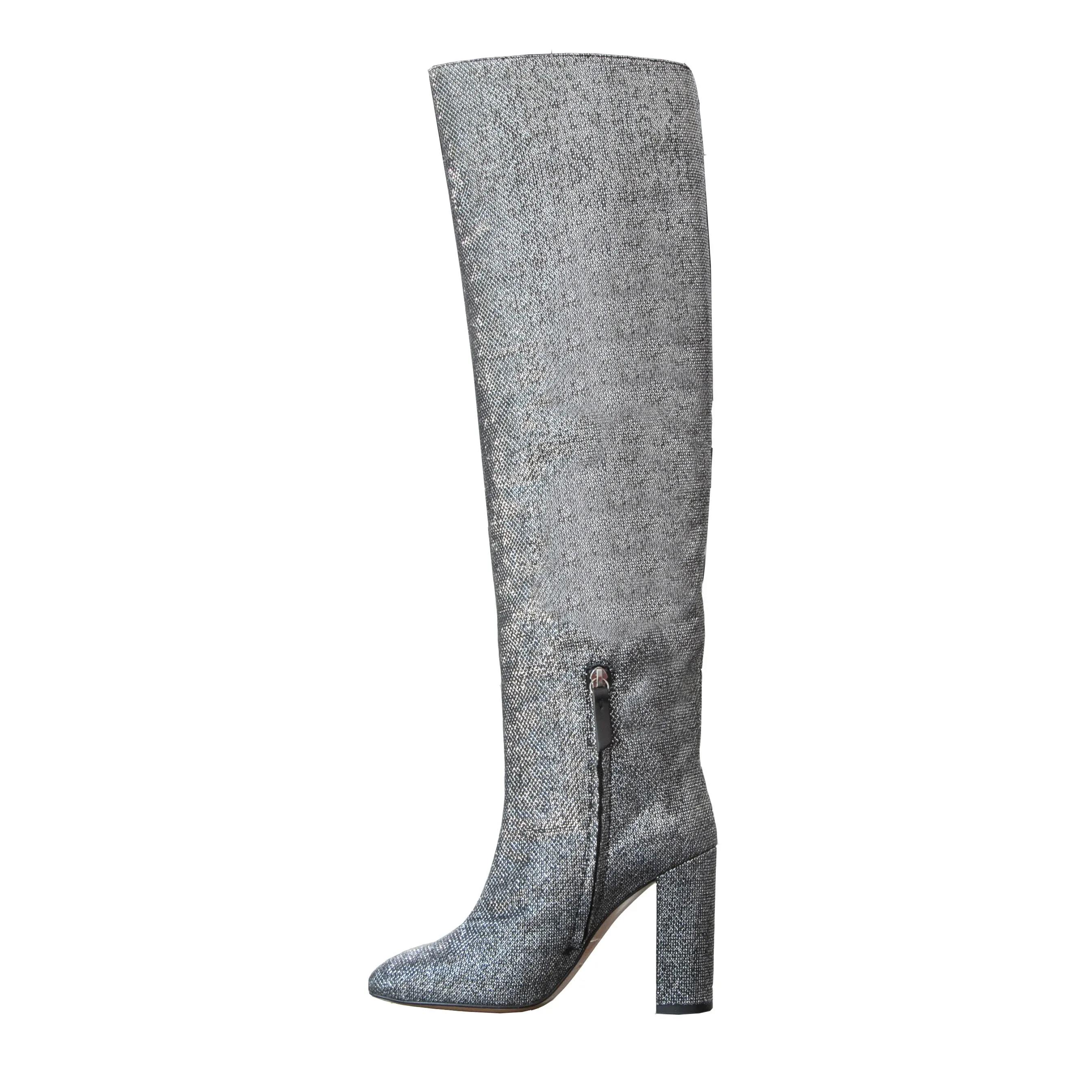 Pura Lopez Eclipse Sequins Over-the-knee Boots