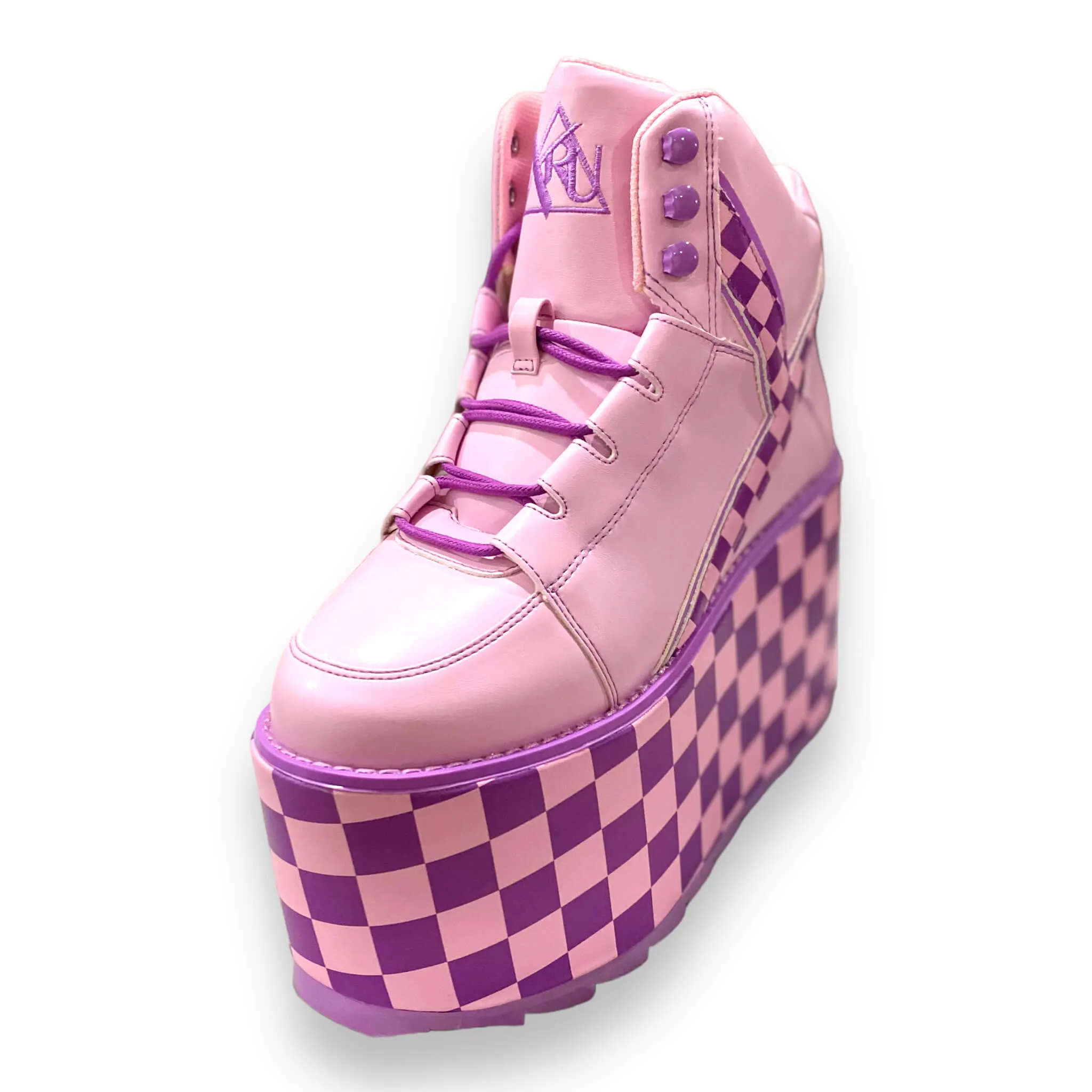 Qozmo Checker Platform Sneakers